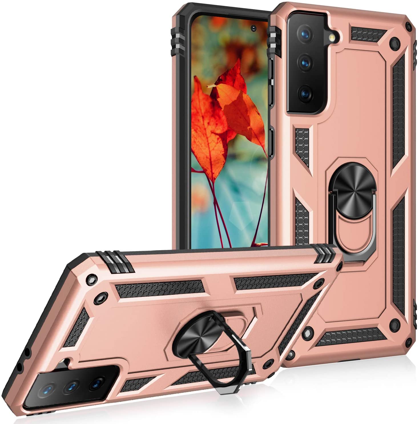 Coque hybride avec anneau pour Samsung Galaxy S21 Plus Coque hybride avec anneau pour Samsung Galaxy S21 Plus